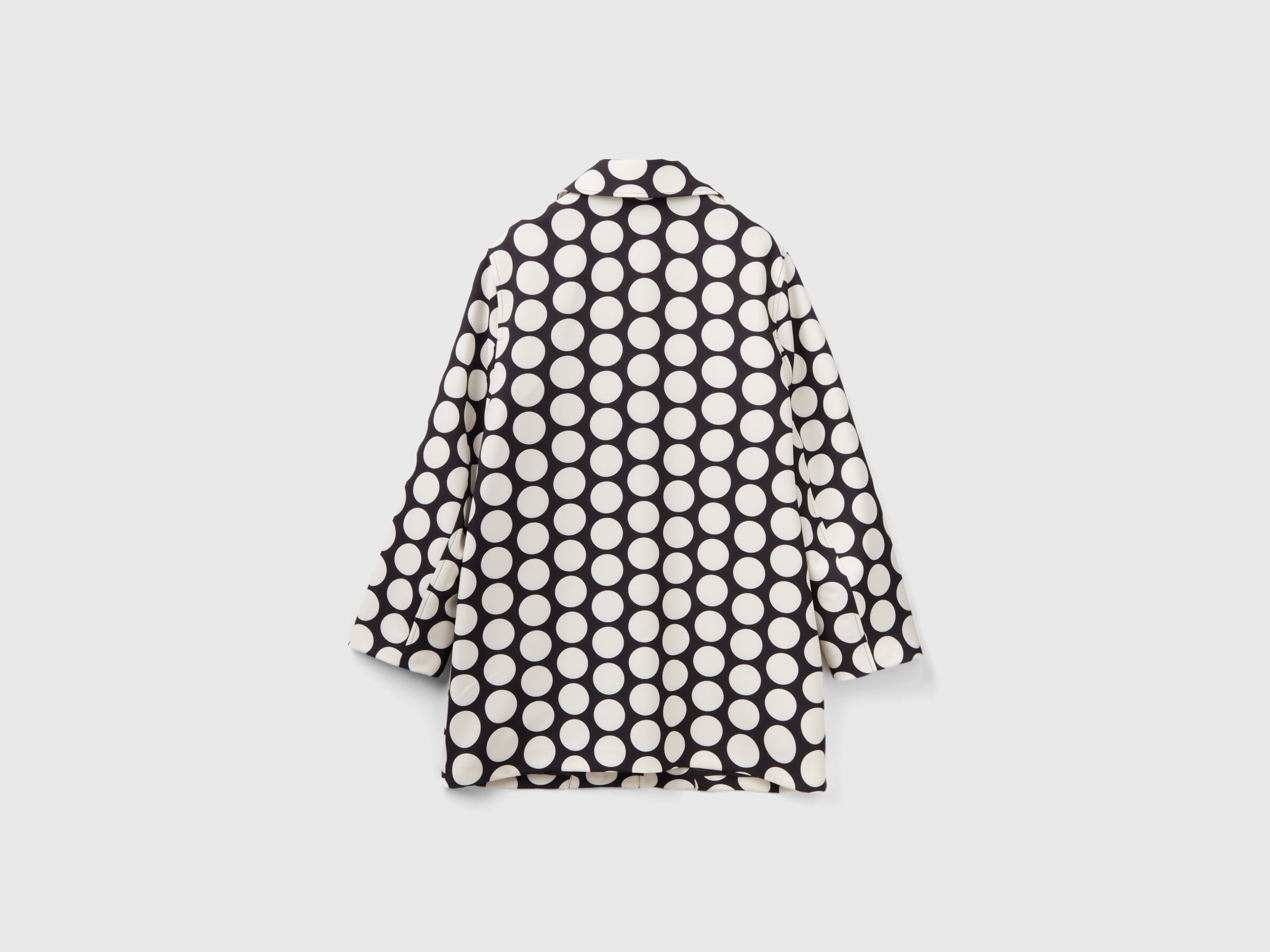 Abrigo con estampado de lunares Mujer image number 6